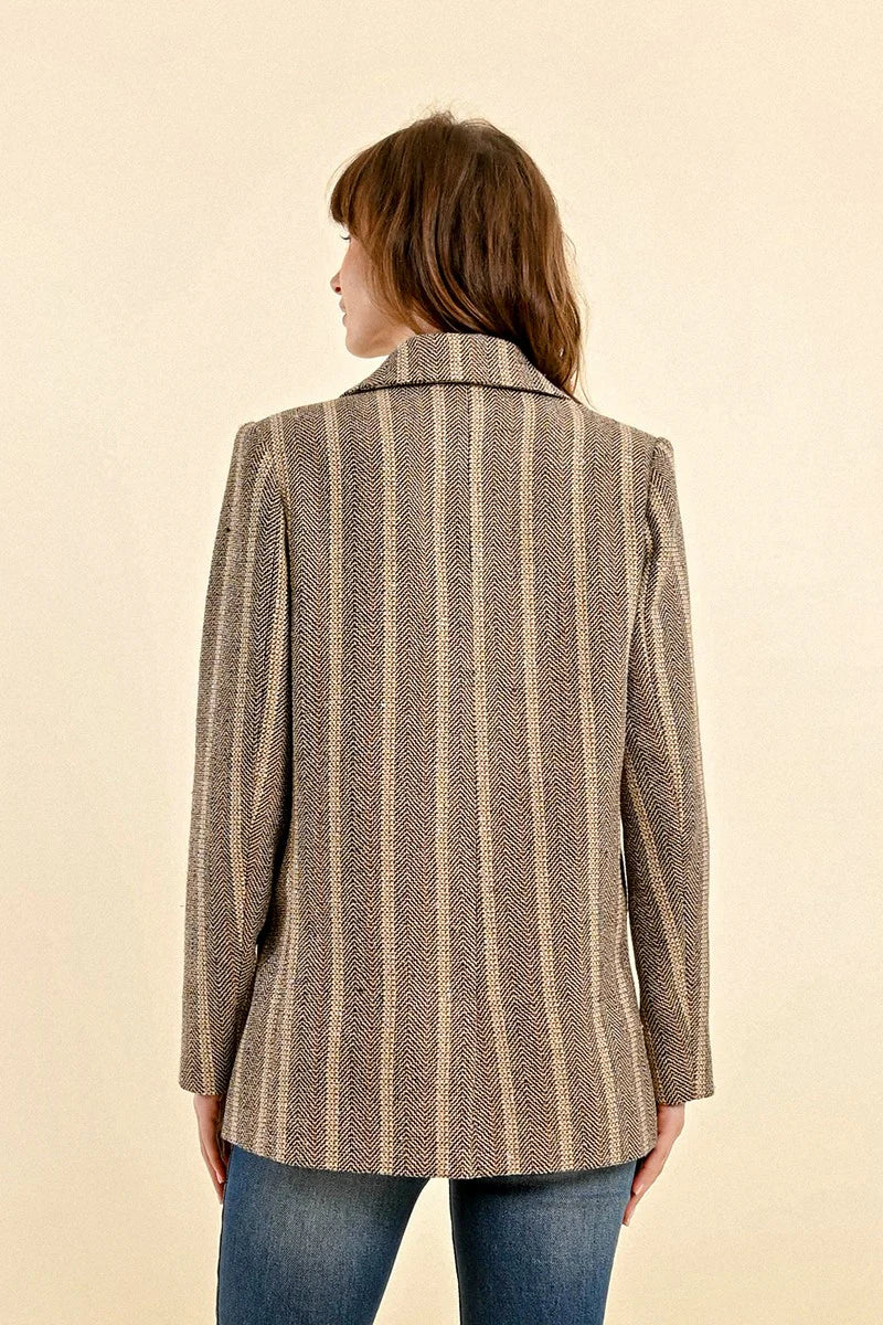 HERRINGBONE BLAZER MOLLY BRACKEN