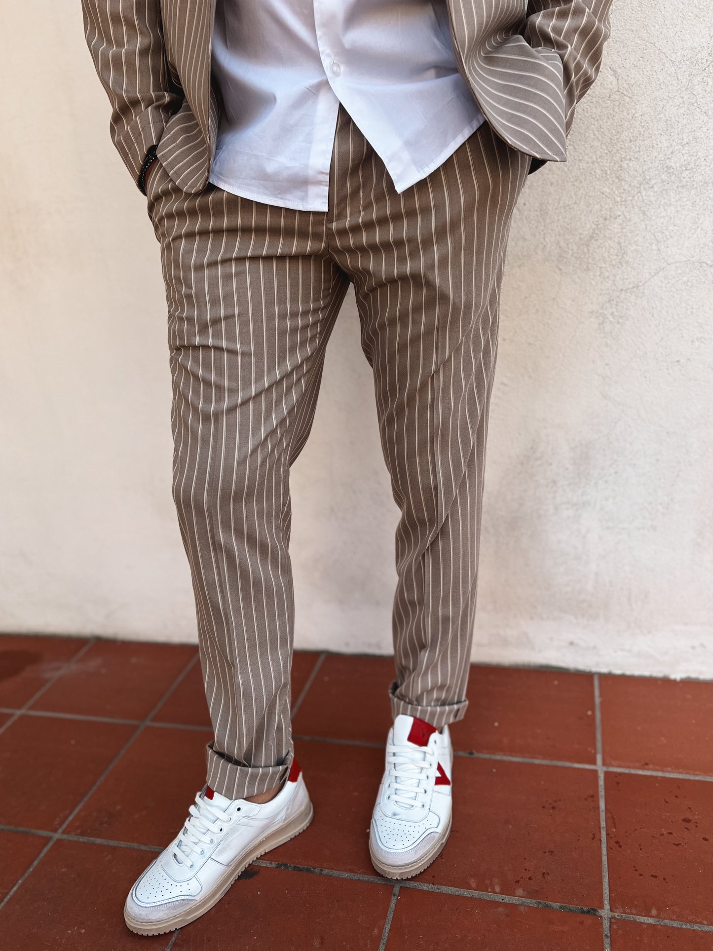 PANTALONE A RIGHE DANIELE ALESSANDRINI -  LOFT