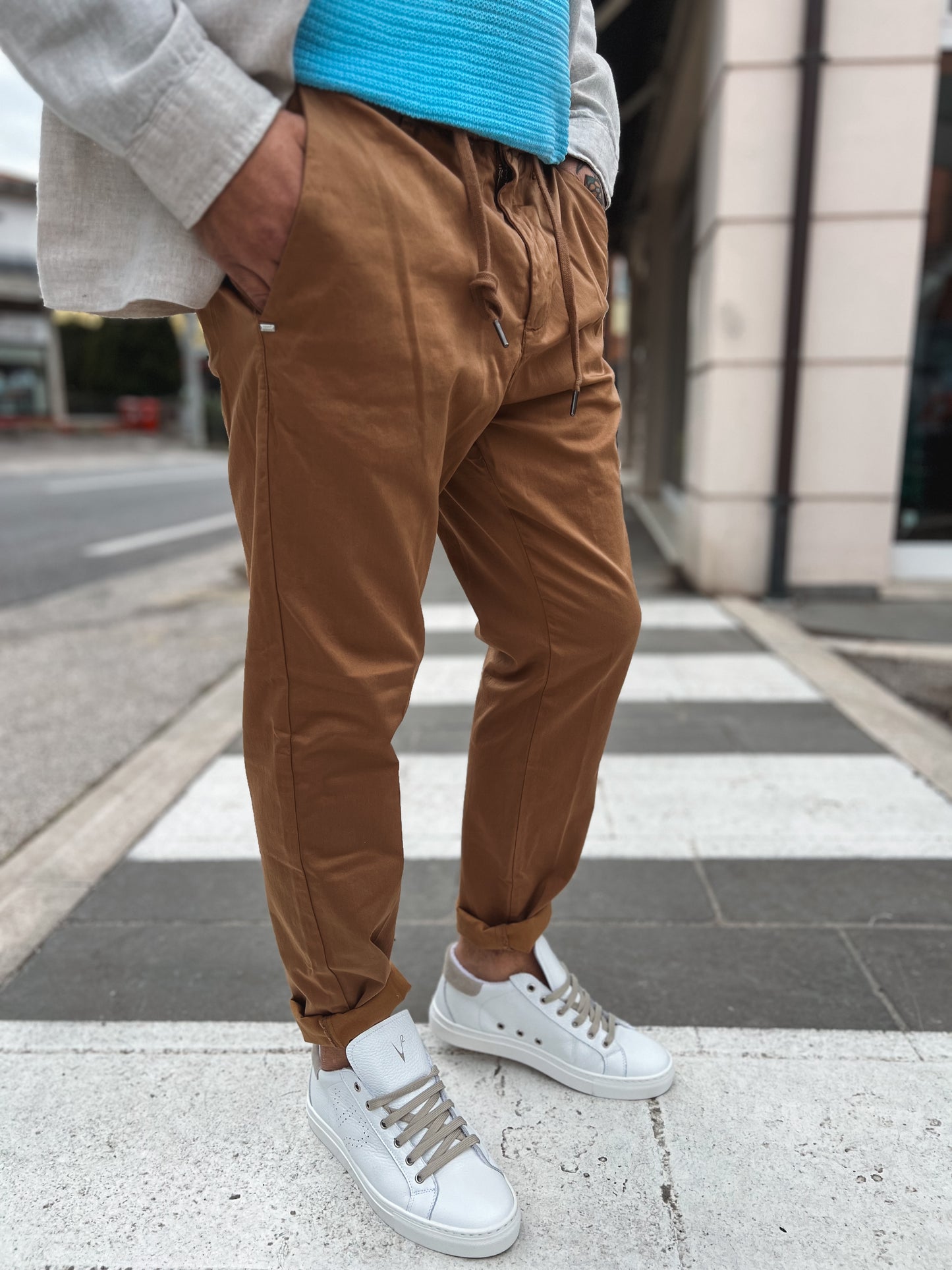 PANTALONE SQUAD2 CARAMELLO -  LOFT