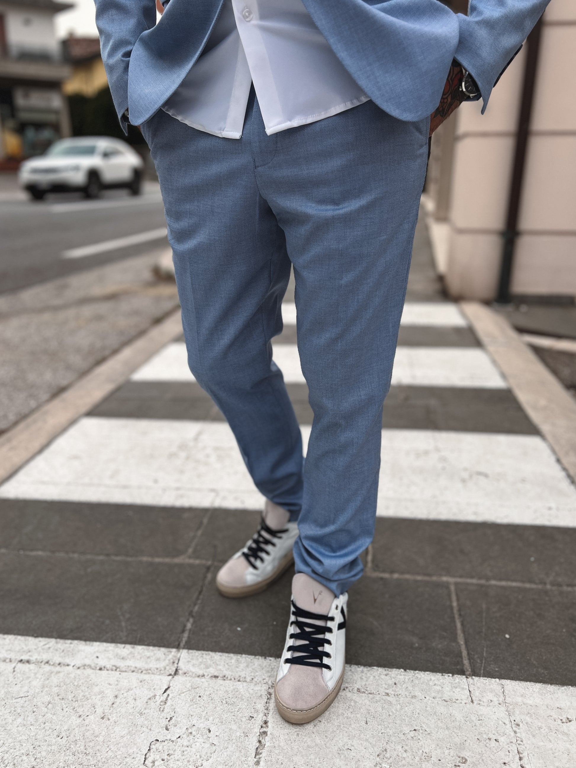 PANTALONE LIGHT BLUE SELECTED -  LOFT