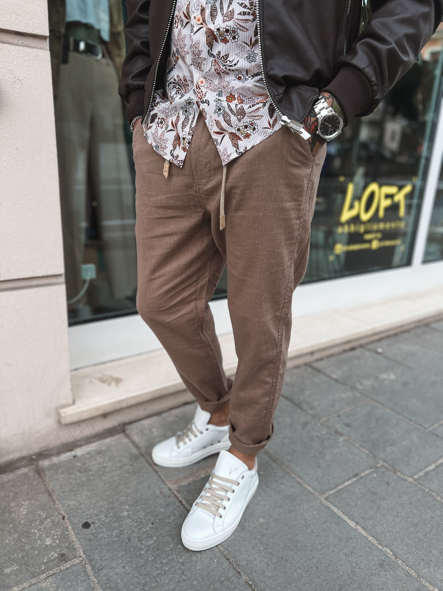 PANTALACCIO MISTO LINO HAMAKI-HO -  LOFT