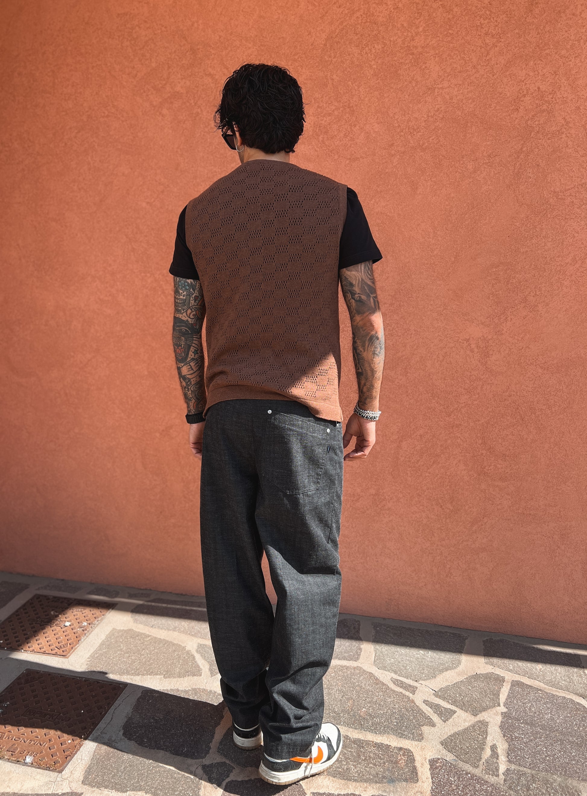 PANTALONE BAGGY CON LE PINCES DANIELE ALESSANDRINI -  LOFT