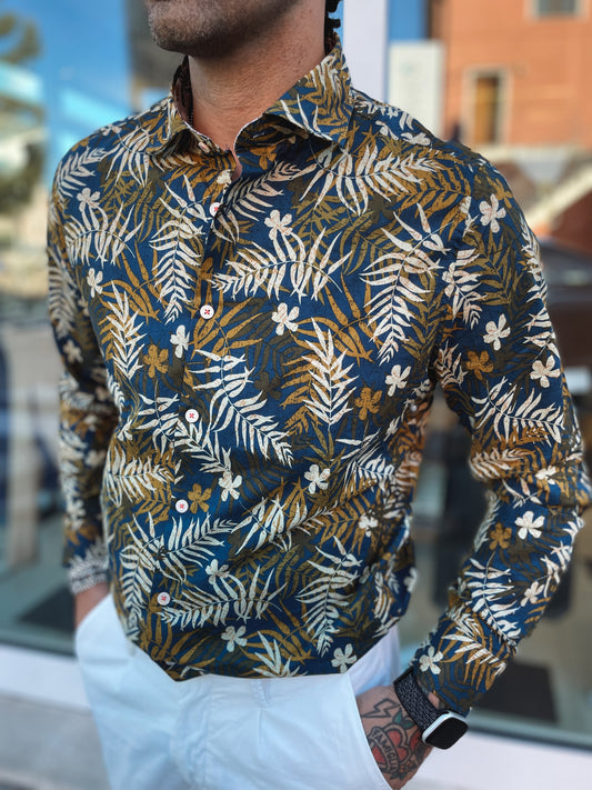 CAMICIA STAMPA HAWAII MARKUP -  LOFT