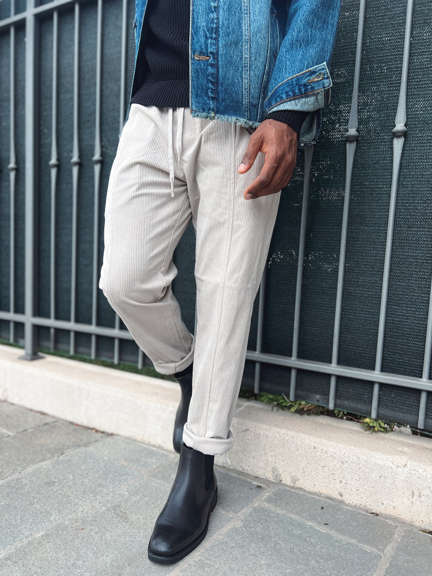 PANTALONI REGULAR FIT IN VELLUTO LAVORATO ANTONY MORATO